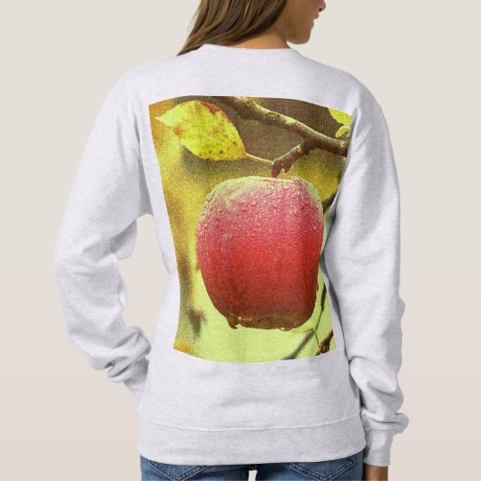 "Red Apple on Tree" Kute foto. Bestel nu Trui (Achterkant)