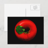 Red Apple-ontwerp Briefkaart (Voorkant / Achterkant)