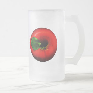 Red Apple-ontwerp Matglas Bierpul