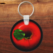 Red Apple-ontwerp Sleutelhanger (Voorkant)