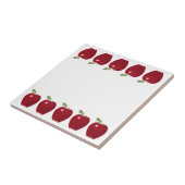 Red Apple-ontwerp Tegeltje (Zijkant)