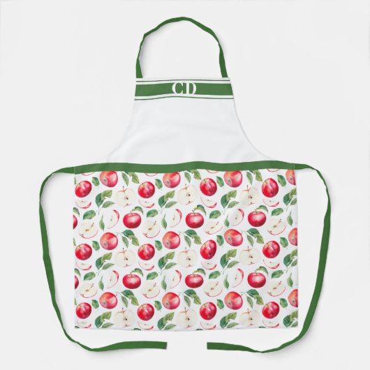 Red Apple Orchard All-Over Print Monogram Schort (Voorkant)