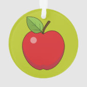 Red Apple Ornament (achterkant)