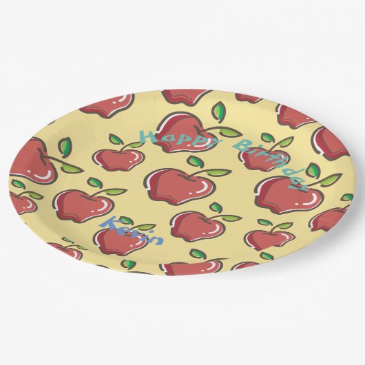 Red Apple Papieren Bordje (Gekanteld)