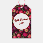 Red Apple Party Cadeaulabel (Voorkant)