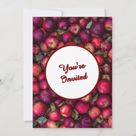 Red Apple Party  Kaart (Voorkant)