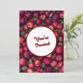 Red Apple Party  Kaart (Staand voorkant)