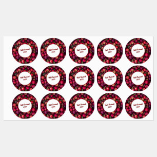 Red Apple Party  labels