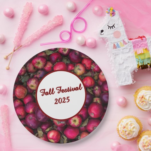 Red Apple Party  Papieren Bordje (Feest)