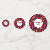 Red Apple Party  tafel Confetti (Achterkanten)