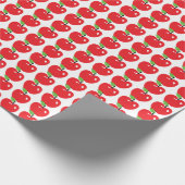 Red Apple Pattern Cadeaupapier (Hoek)