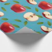 Red Apple Pattern Cadeaupapier (Hoek)
