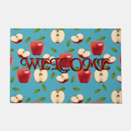 Red Apple Pattern Deurmat