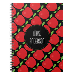 Red Apple Pattern, leraar Notitieboek