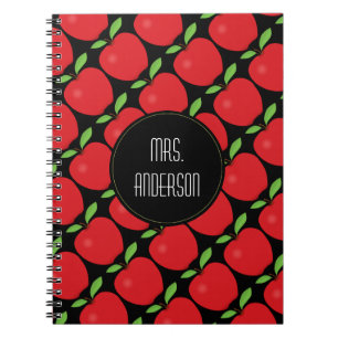 Red Apple Pattern, leraar Notitieboek