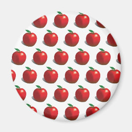 Red Apple Pattern Magneet