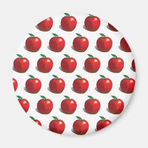 Red Apple Pattern Magneet