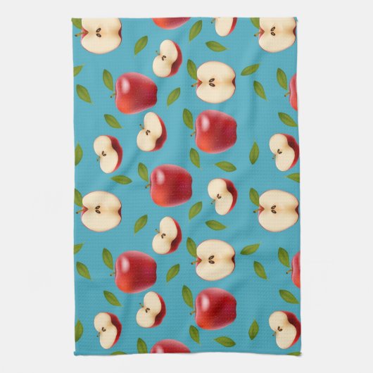 Red Apple Pattern Theedoek (Verticaal)