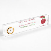 Red Apple persoonlijke leraar Naambordje