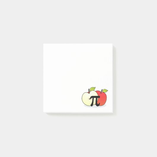 Red Apple Pi Post-it Notes (Voorkant)