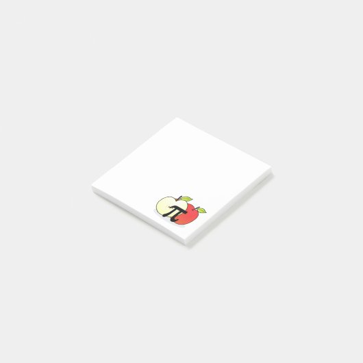Red Apple Pi Post-it Notes (Schuin)
