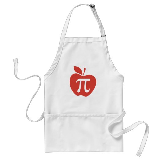 Red Apple Pie Standaard Schort (Voorkant)
