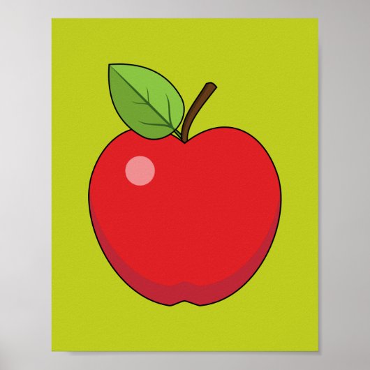 Red Apple Poster (Voorkant)