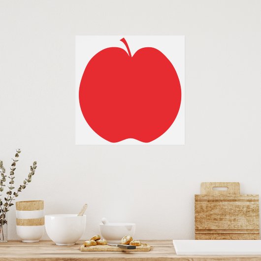 Red Apple. Poster (Keuken)