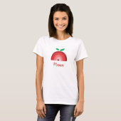 Red Apple Rainbow, mama T-shirt (Voorkant volledig)