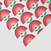 Red Apple Rainbow-patroon Tissuepapier (Detail)