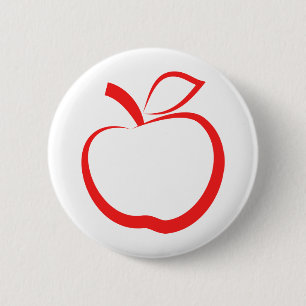 Red Apple Ronde Button 5,7 Cm