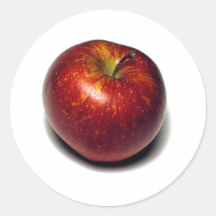 Red Apple Ronde Sticker