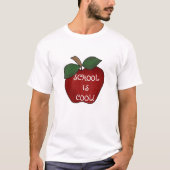 Red Apple School is Cool T-shirt (Voorkant)