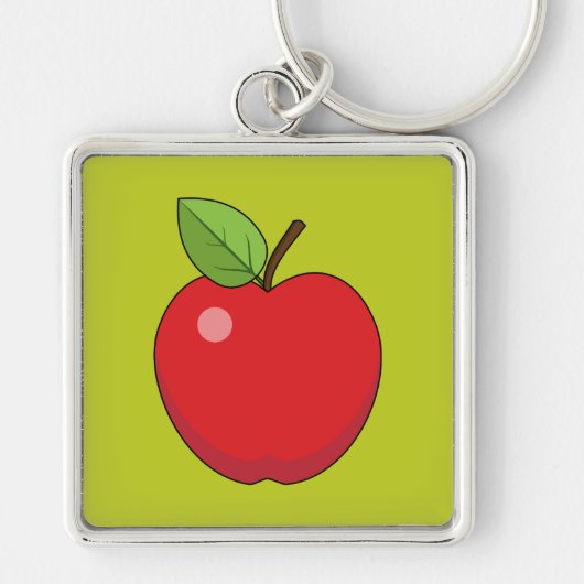 Red Apple Sleutelhanger (Voorkant)