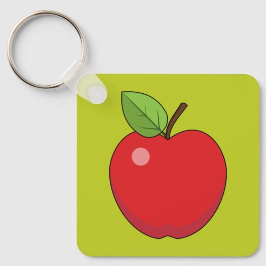 Red Apple Sleutelhanger (Voorkant)