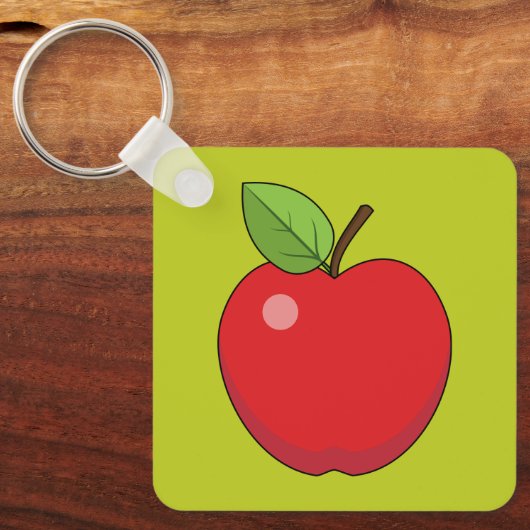 Red Apple Sleutelhanger (Voorkant)