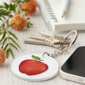Red Apple Sleutelhanger (Voorkant Rechts)