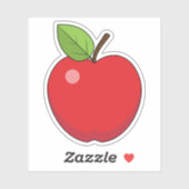 Red Apple Sticker (Vel)
