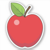 Red Apple Sticker (Voorkant)