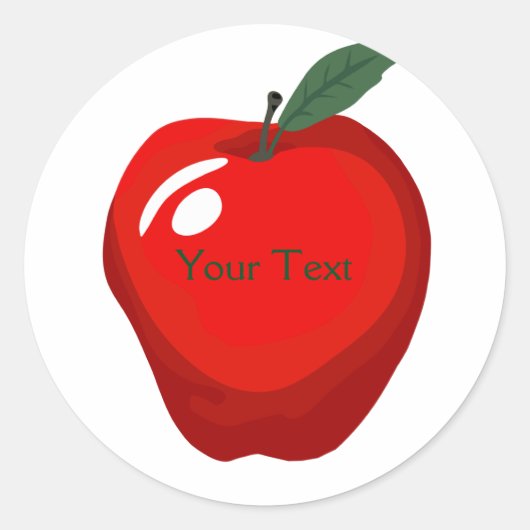 Red Apple Sticker (Voorkant)