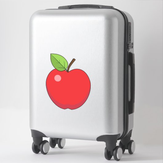 Red Apple Sticker (Koffer)