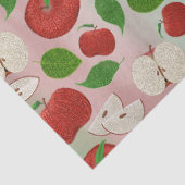 Red Apple Tissue Paper, Cute Apple Print Tissuepapier (Detail)