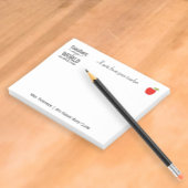 Red apple typografie leraar naam waardering post-it® notes