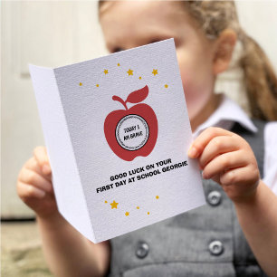 Red Apple Vandaag ben ik dapper terug naar school  Kaart