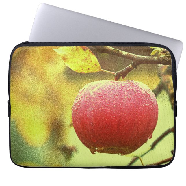 "Red Apple" verkuilt foto. Bestel nu Laptop Sleeve (Voorkant)