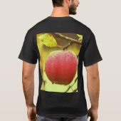 "Red Apple" verkuilt foto. Bestel nu T-shirt (Achterkant)