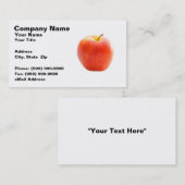 Red Apple Visitekaartje (Voorkant / Achterkant)