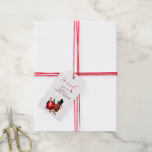 Red Apple vrijgezellenfeest dank u label Cadeaulabel (Met Touw)