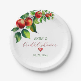 Red Apple Vrijgezellenfeest Papieren Bordje