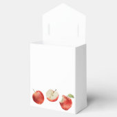 Red Apples Baby shower Favoriete Boxen Bedankdoosjes (Geopend)